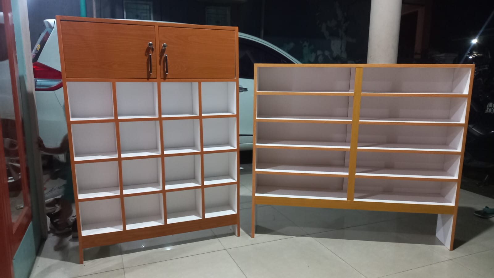 Custom Bench & Shoe Cabinet Foyer